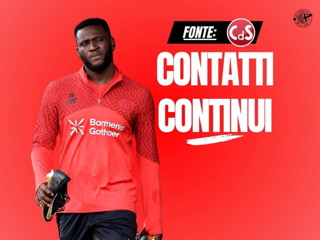 Calciomercato Milan, Boniface apre: ecco la richiesta. E Mateta ...