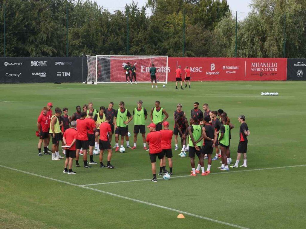 Allenamento AC Milan Milanello