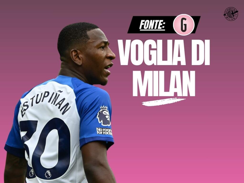 Calciomercato Milan, Estupinan vuole l'Italia! Quella promessa a Mendes ...