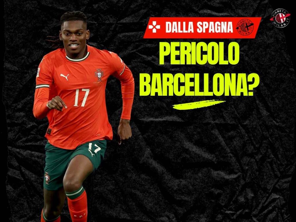 Calciomercato Milan, dalla Spagna: "Il Barcellona sa il prezzo di Leao"