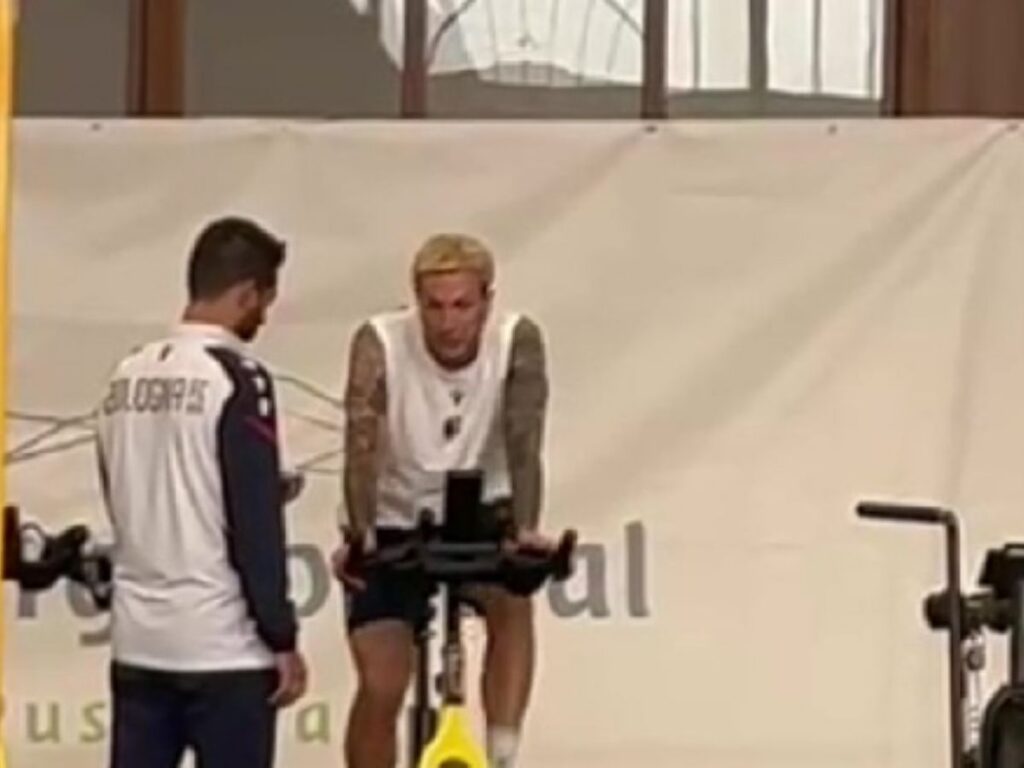 Bernardeschi torna in Italia! Al lavoro col Bologna | VIDEO (screen Gazzetta.it)