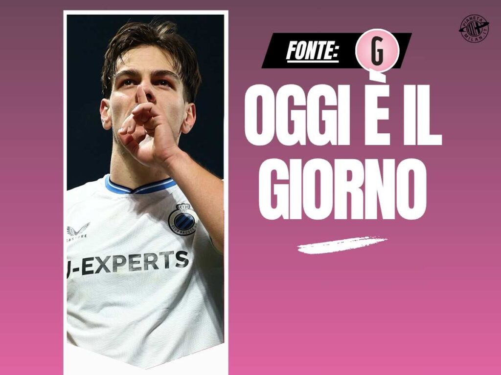 Calciomercato Milan, Jashari può rompere con il Bruges: la situazione