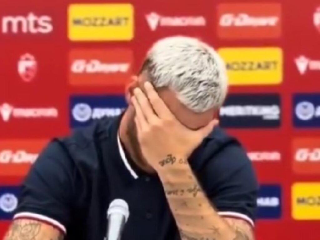 Arnautovic ricorda Mihajlovic: "Sono qui per lui" | VIDEO (screen Gazzetta.it)