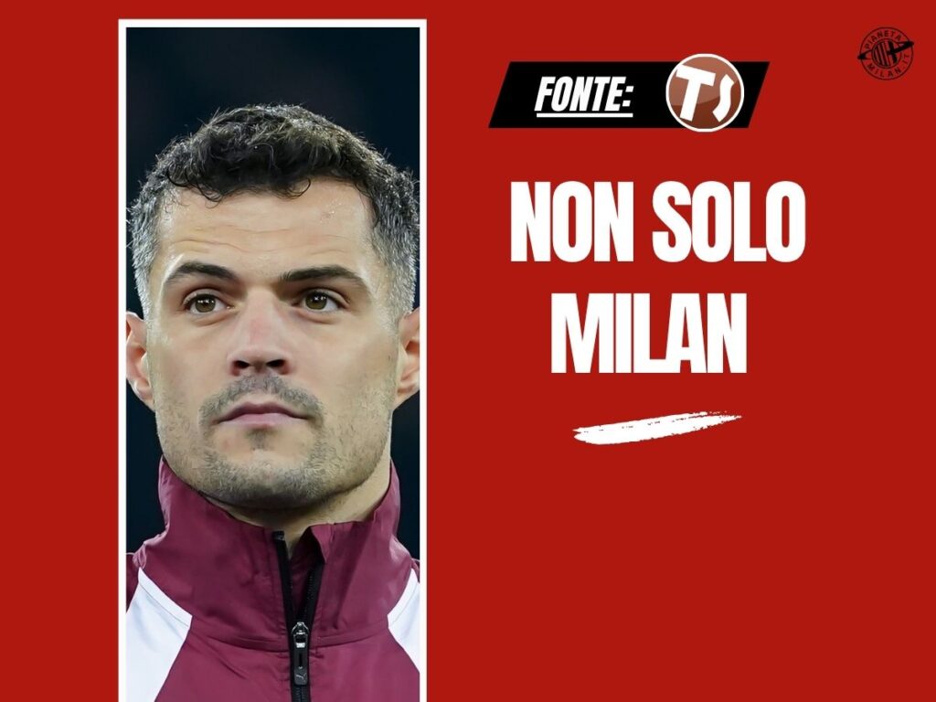 Calciomercato Juventus, idea Xhaka per la mediana: piace anche al Milan