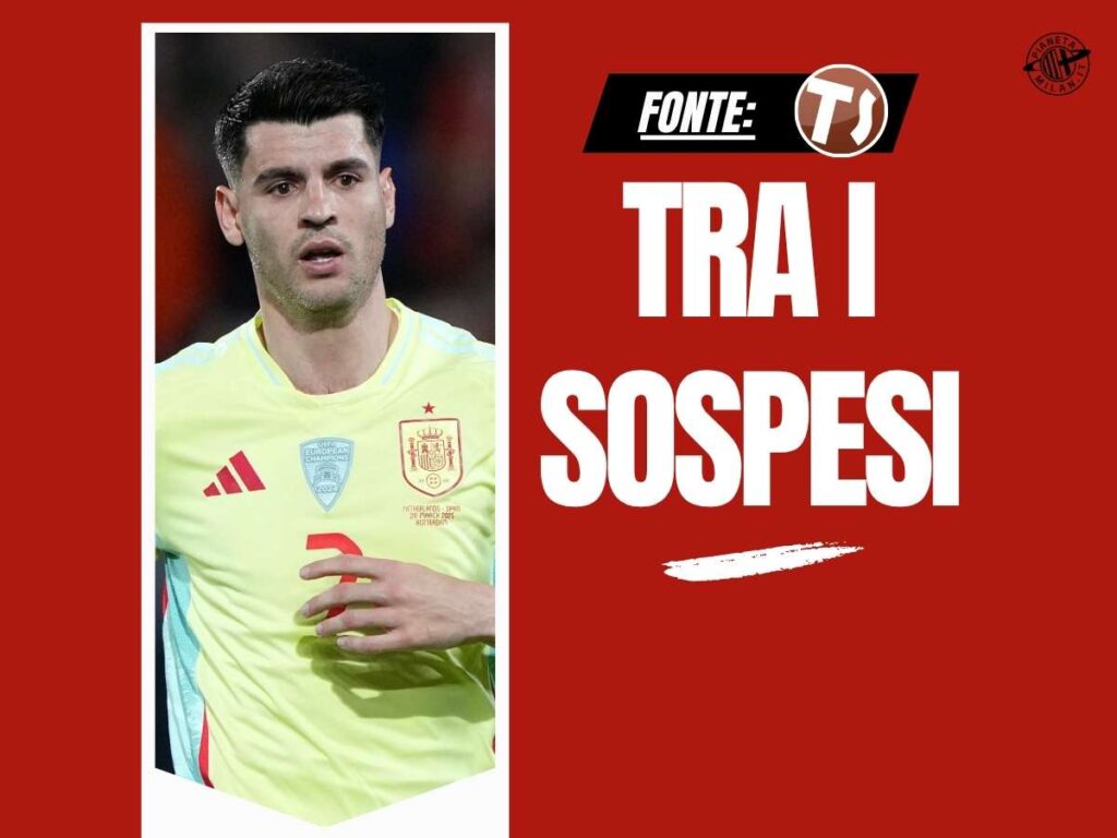 Calciomercato Milan, il Galatasaray blocca Morata al Como. La situazione