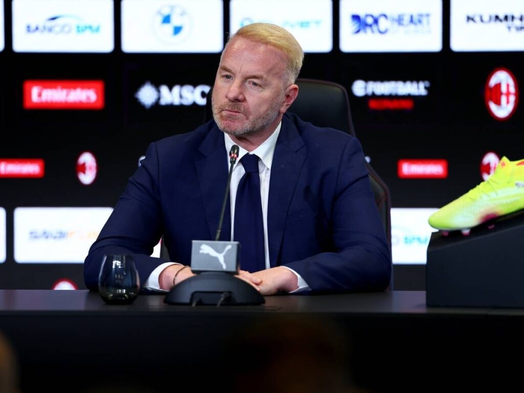 Igli Tare AC Milan conferenza stampa Casa Milan