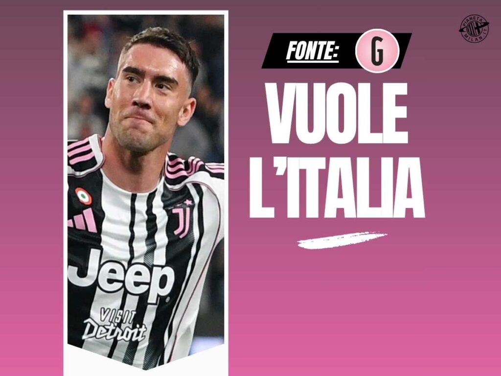 Calciomercato, Vlahovic tentato dal Milan di Allegri. Ma c'è un problema