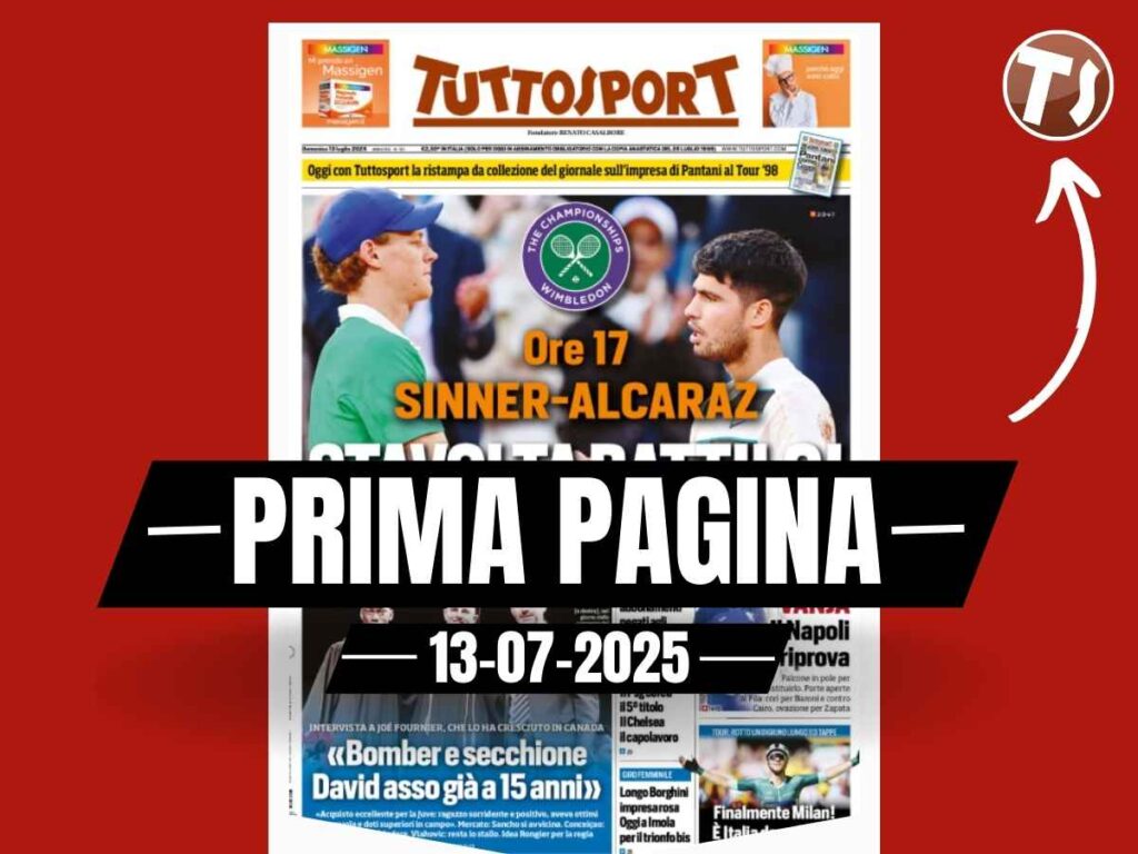 Prima pagina Tuttosport: Milan, abbonamenti negati agli ultrà sgraditi