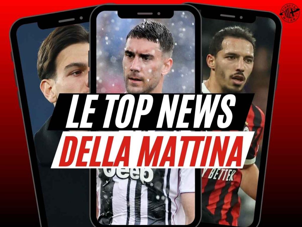 Calciomercato Milan: Jashari a oltranza, offerta per Vlahovic. Poi ...