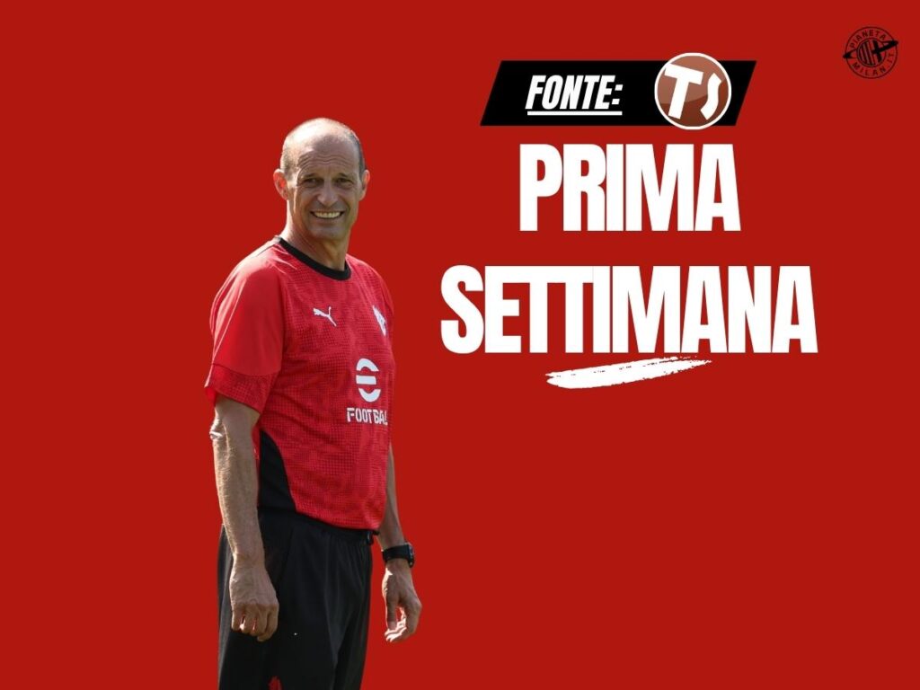 Milan, Allegri e la fine della prima settimana a Milanello: il programma futuro