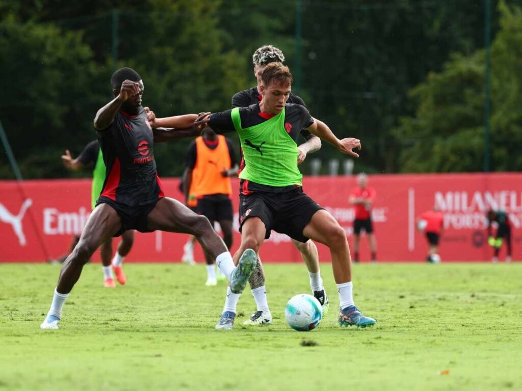 Vittorio Magni AC Milan allenamento Milanello