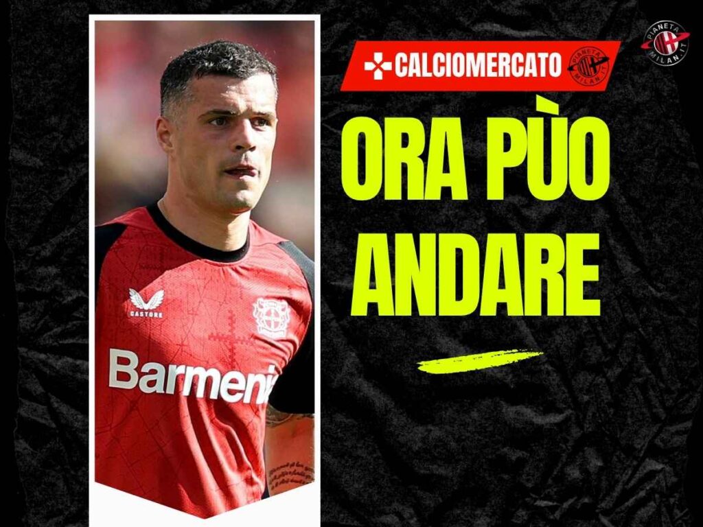 Calciomercato Milan, Xhaka via dal Bayer Leverkusen. A quali condizioni?