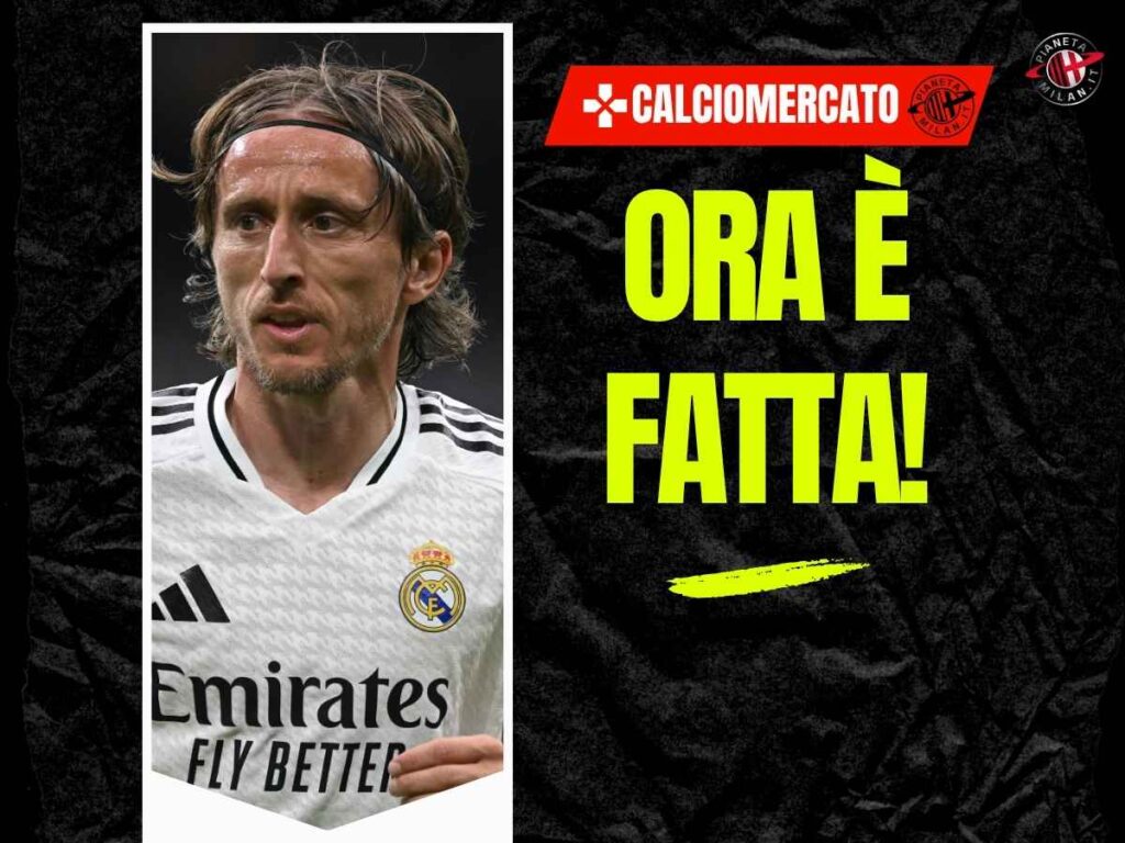 Calciomercato AC Milan Modric 10 luglio 2025