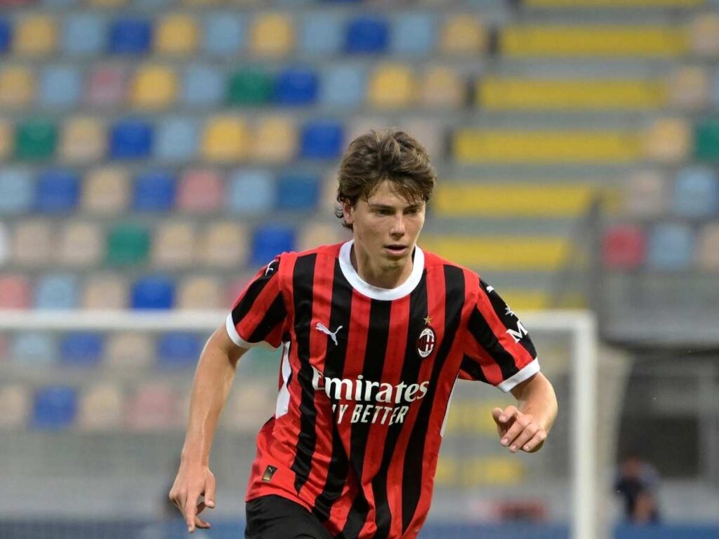 Fabio Pandolfi, centrocampista delle giovanili del Milan