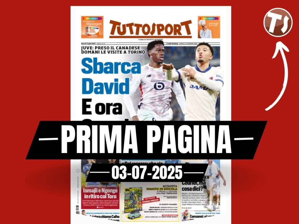 Prima pagina Tuttosport: il mercato impazza in Serie A