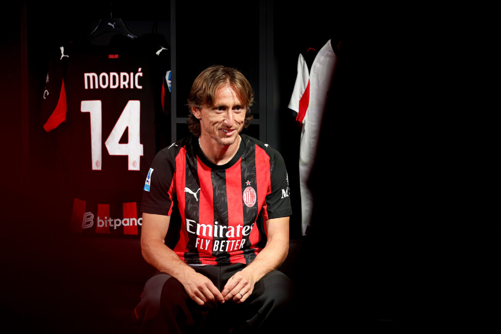 AC Milan Unveil New Signing Luka Modric