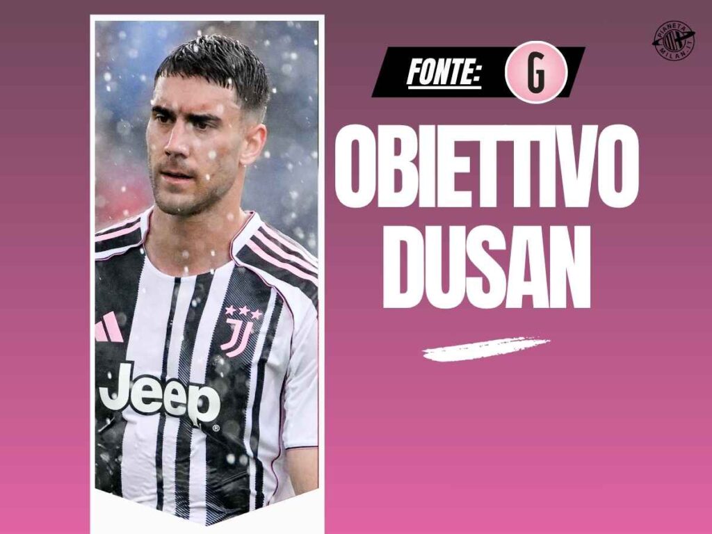 Calciomercato Milan, nuovo attaccante: ecco il piano per Vlahovic