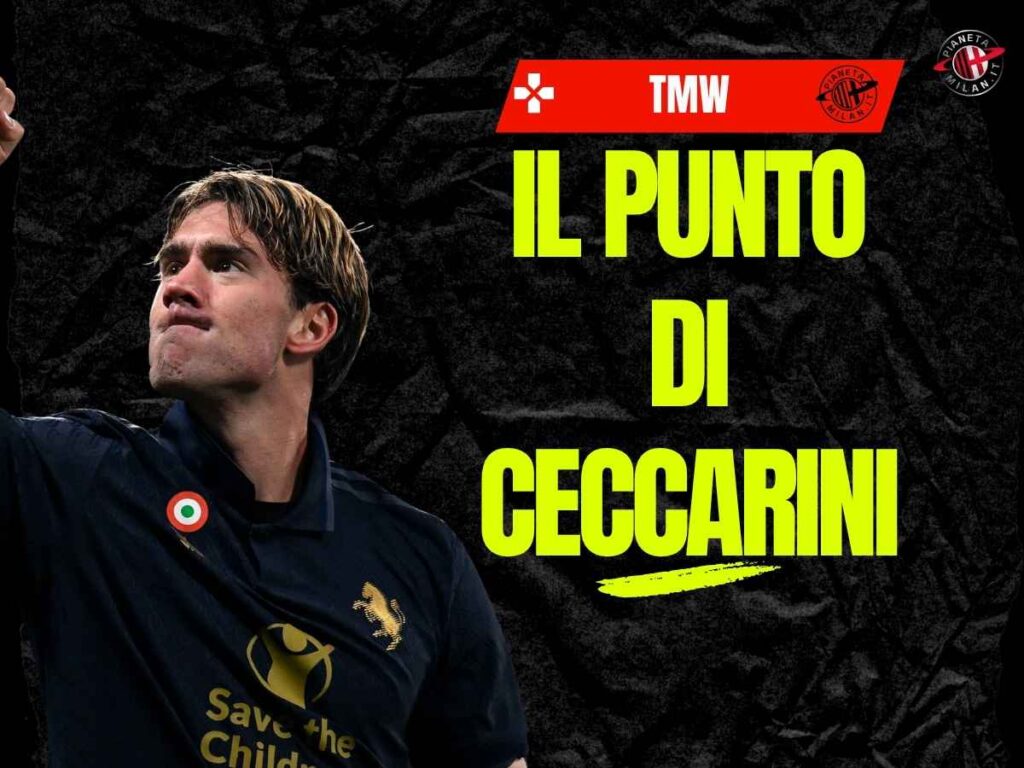 Calciomercato Milan, Ceccarini: "Doué, pronto rilancio. Vlahovic può decollare ..."