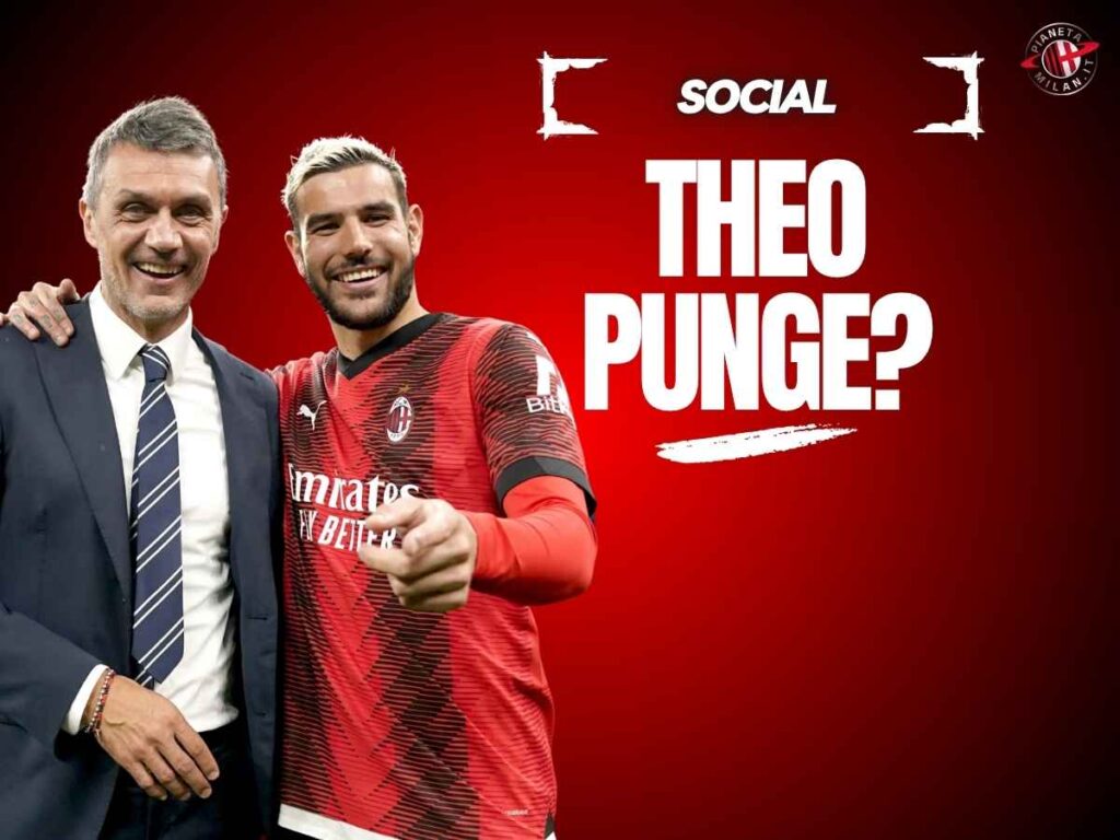 Milan, Theo Hernandez stuzzica: post social con la maglia di Maldini | FOTO