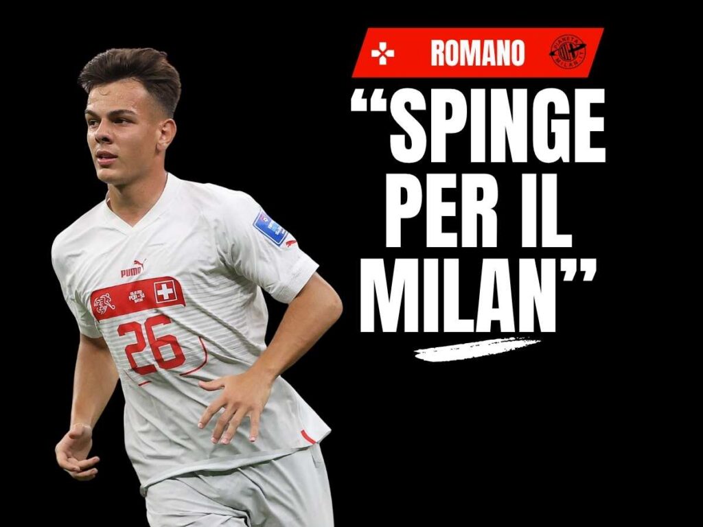 Milan, Romano: "Jashari continua a spingere". Posizione forte?