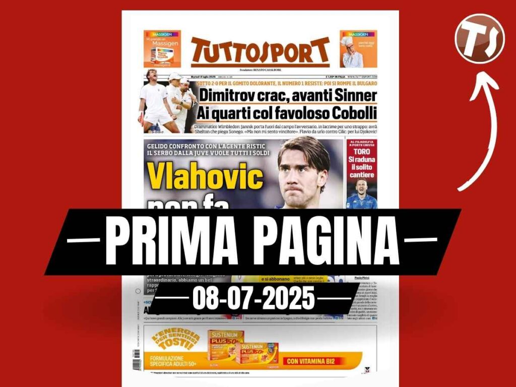 Prima pagina Tuttosport: "Allegri: 'Milan, voglio tutto'"