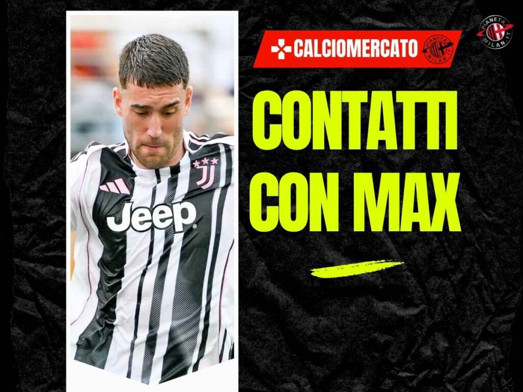 Calciomercato Milan, Vlahovic in cima alla lista: ma Allegri ha un piano B