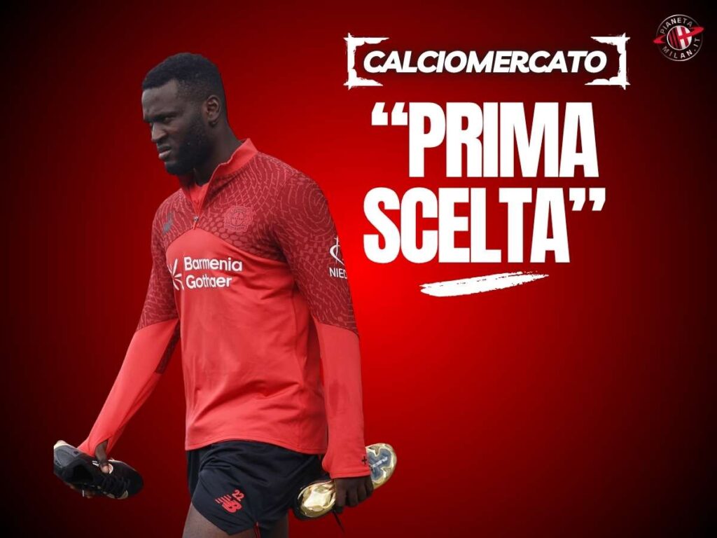 Calciomercato Milan, Boniface prima scelta di Tare: due alternative