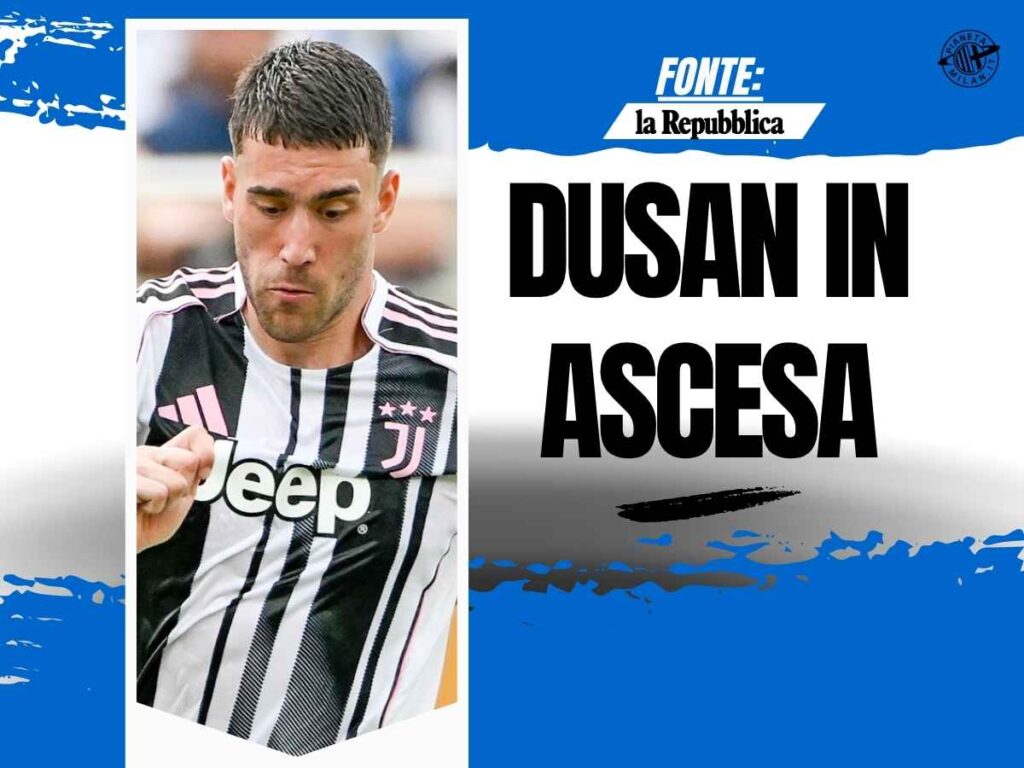 Calciomercato Milan, aumentano le probabilità di vedere Vlahovic rossonero
