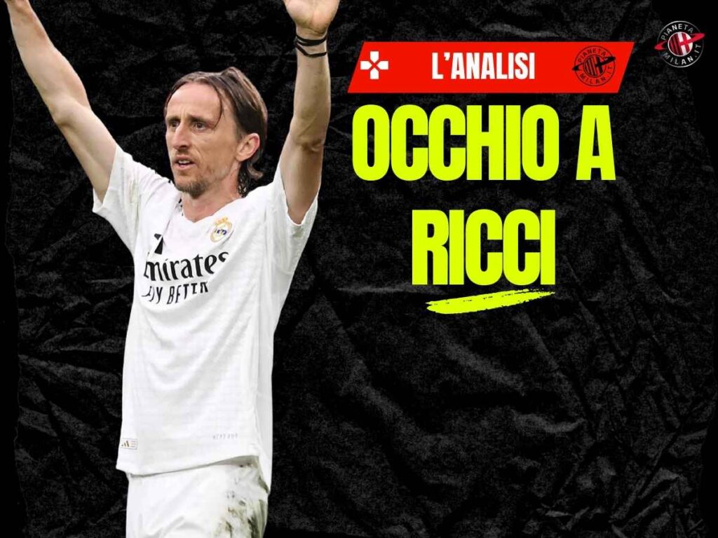 Milan, Modric: come lo userà Allegri? Occhio alla chiave Ricci