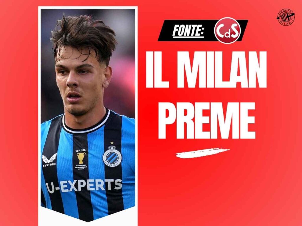 Calciomercato Milan, per Jashari è braccio di ferro con il Bruges: il punto