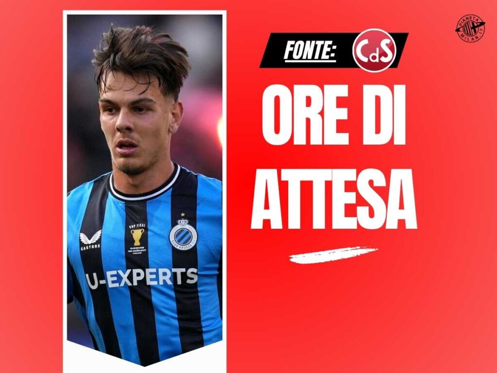 Calciomercato Milan, per Jashari si aspetta il sì del Bruges