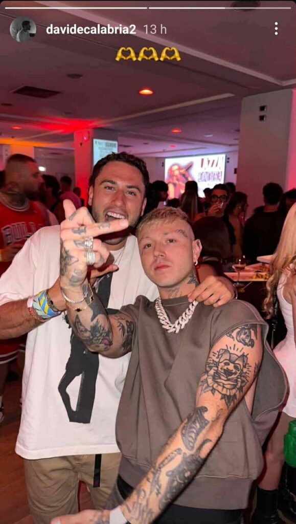 Calabria e Lazza al concerto a San Siro