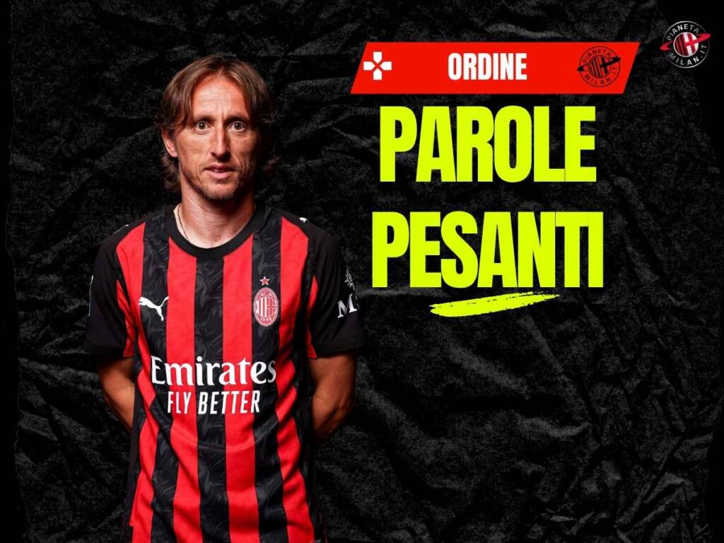 Ordine: "Modric e il suo monito al Milan. Il manifesto calcistico ..."