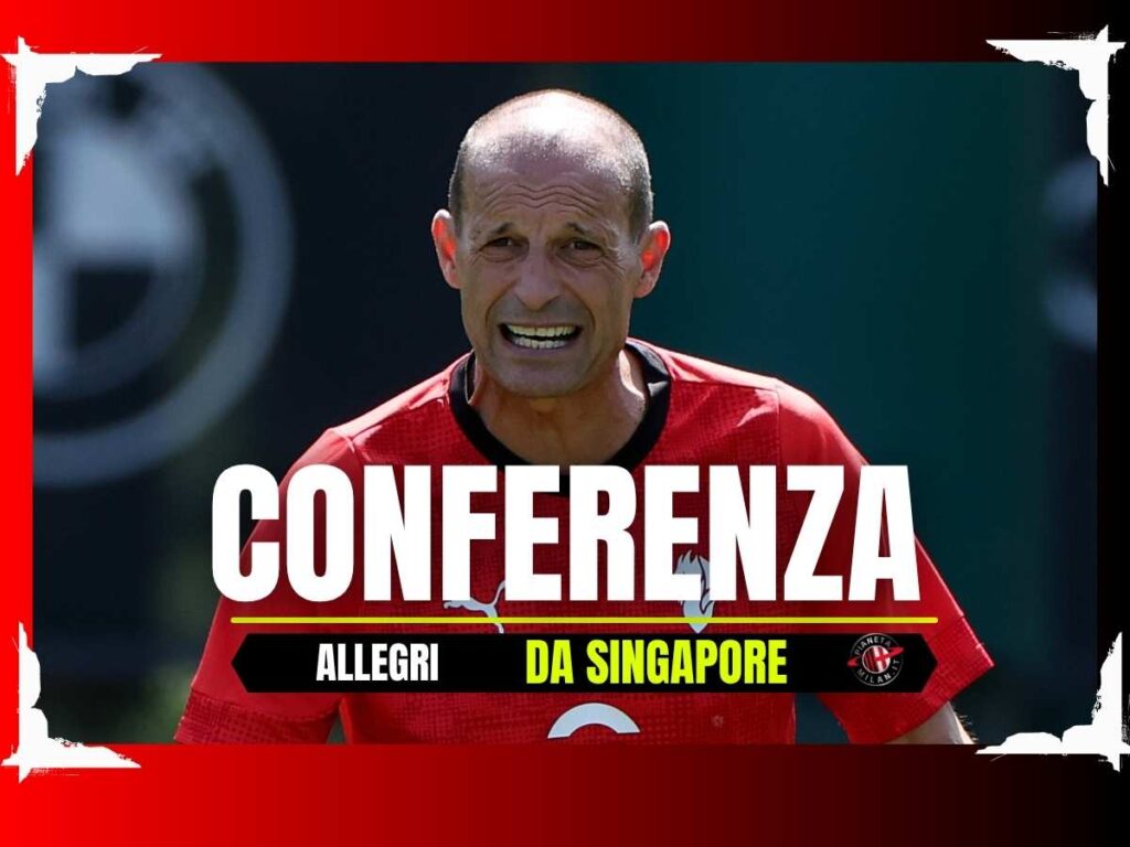 Milan a Singapore, la conferenza stampa di Allegri | LIVE News
