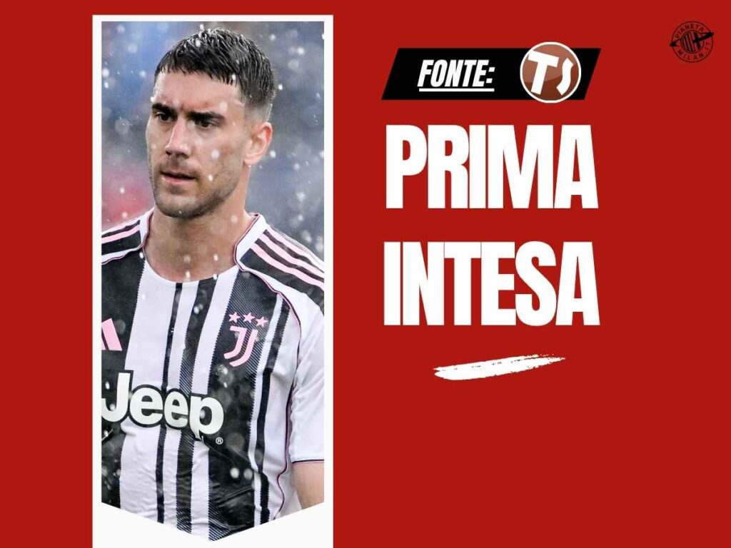 Calciomercato Milan, buonuscita pronta per Vlahovic: la situazione