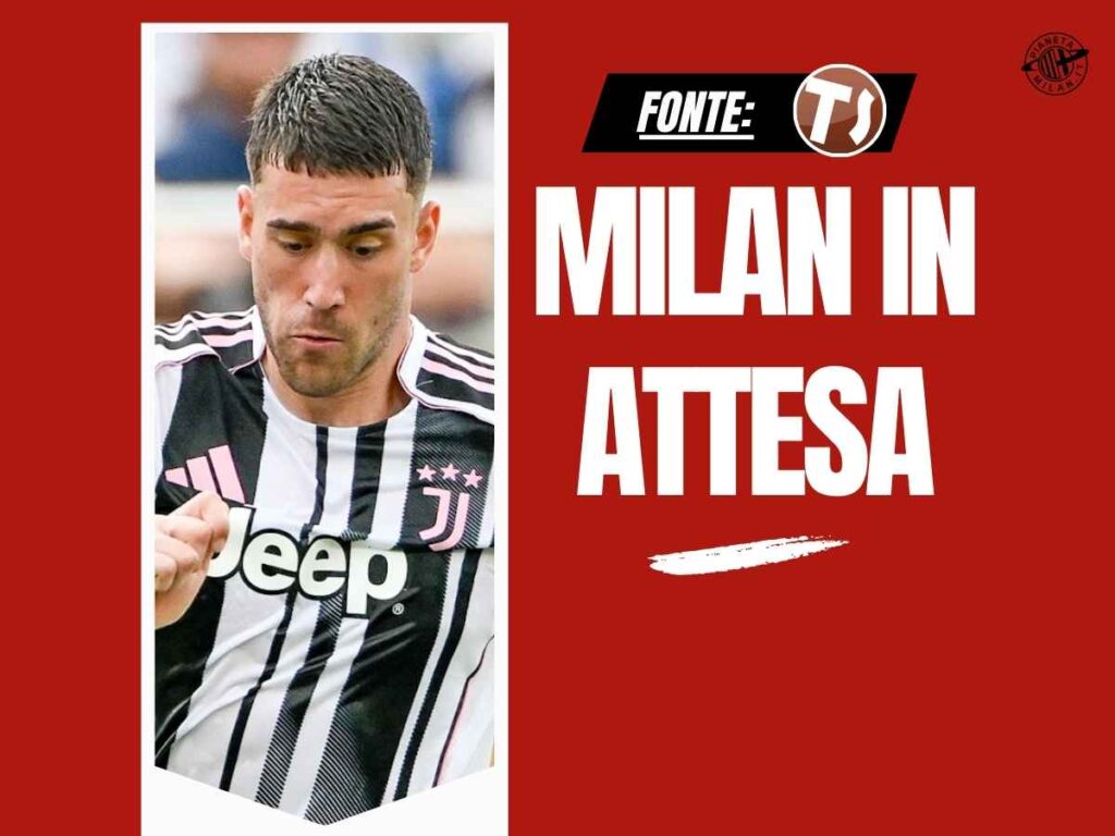 Calciomercato Milan, la richiesta di Vlahovic alla Juventus per la risoluzione