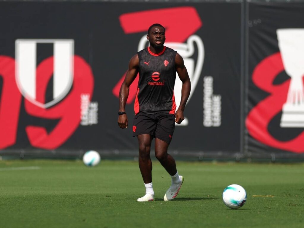 Youssouf Fofana AC Milan allenamento Milanello