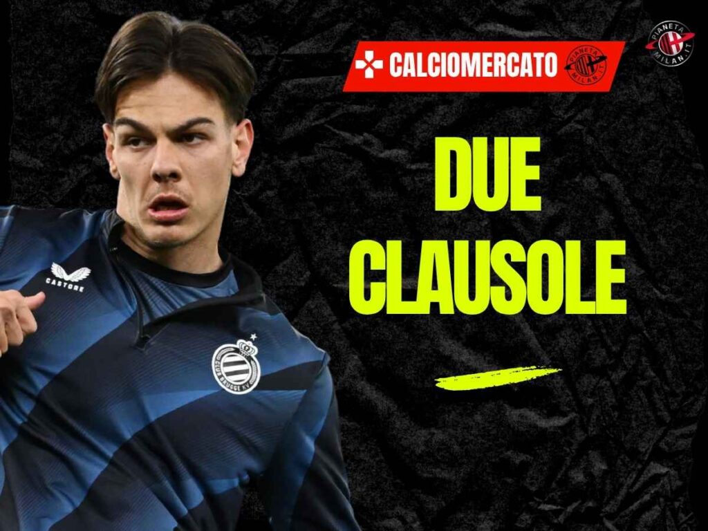 Calciomercato Milan, il Club Brugge non cede: dettate le condizioni! E le clausole ...