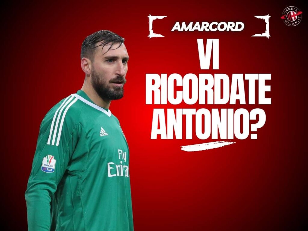 12 luglio 2017, il ritorno di Antonio Donnarumma a Milanello