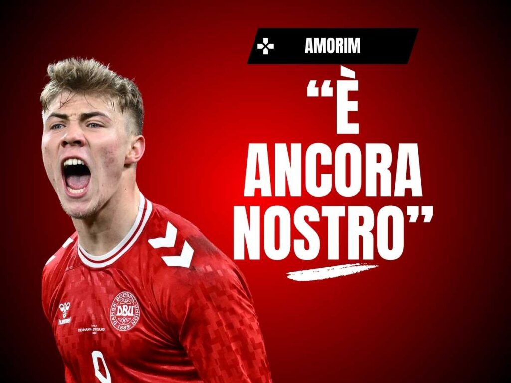 Milan, senti Amorim: "Hojlund è ancora un nostro giocatore"