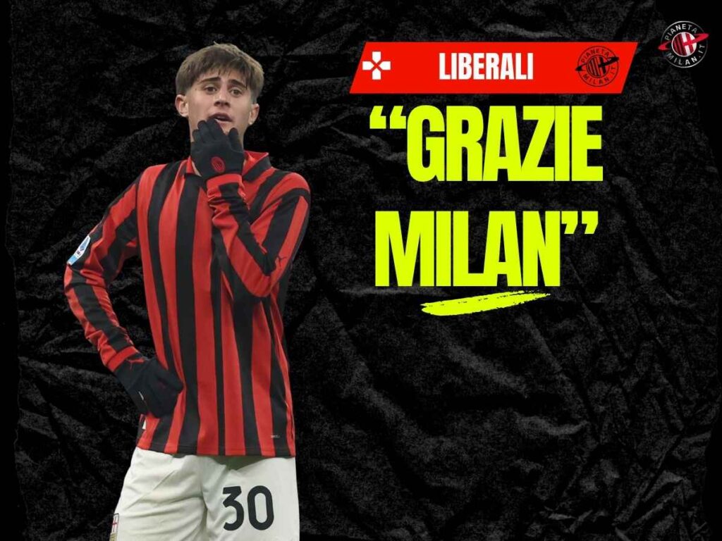 Liberali dice addio al Milan: "Non ti ringrazierò mai abbastanza" | FOTO