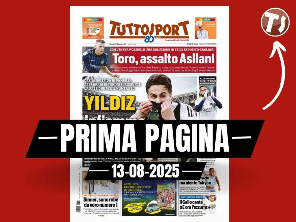 Prima pagina Tuttosport: "Donnarumma: 'Deluso, qualcuno ha deciso per me'"
