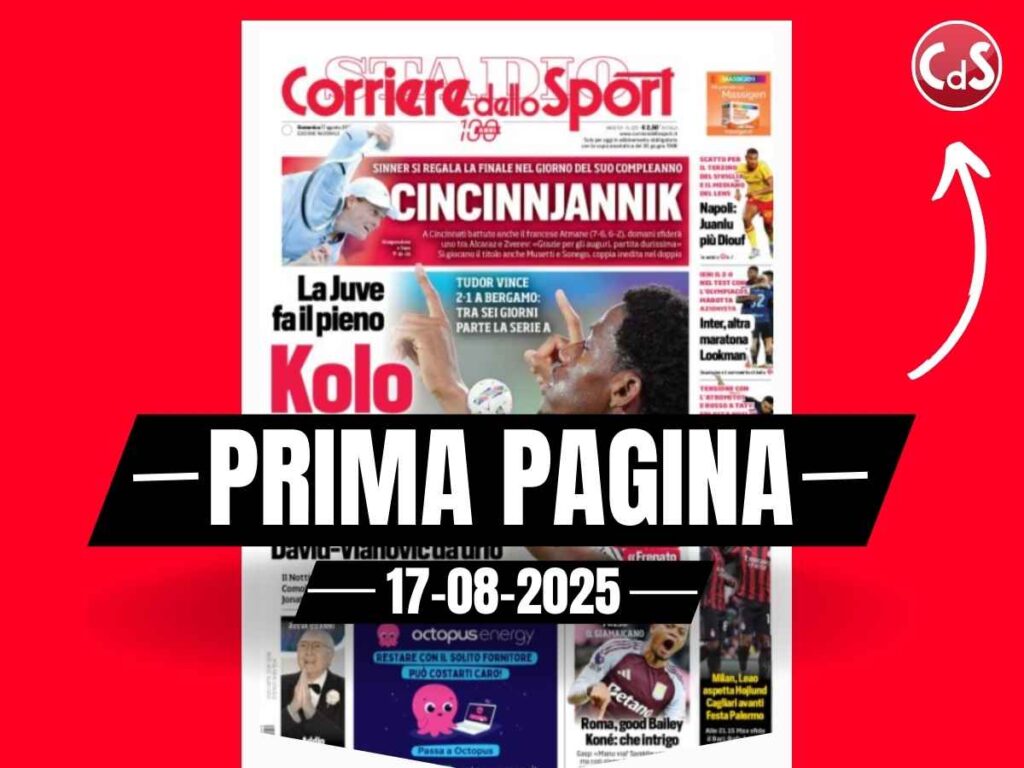 Prima pagina Corriere dello Sport: Milan, Leao aspetta Hojlund