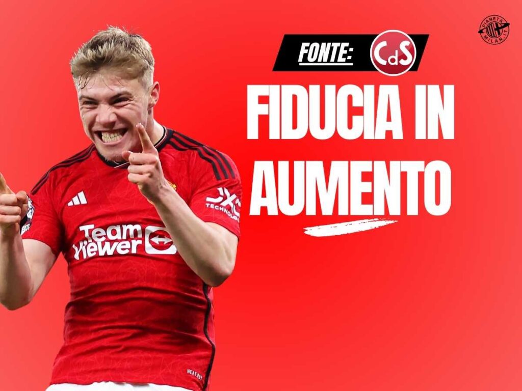 Calciomercato Milan, si accelera per Hojlund! Aumenta la fiducia