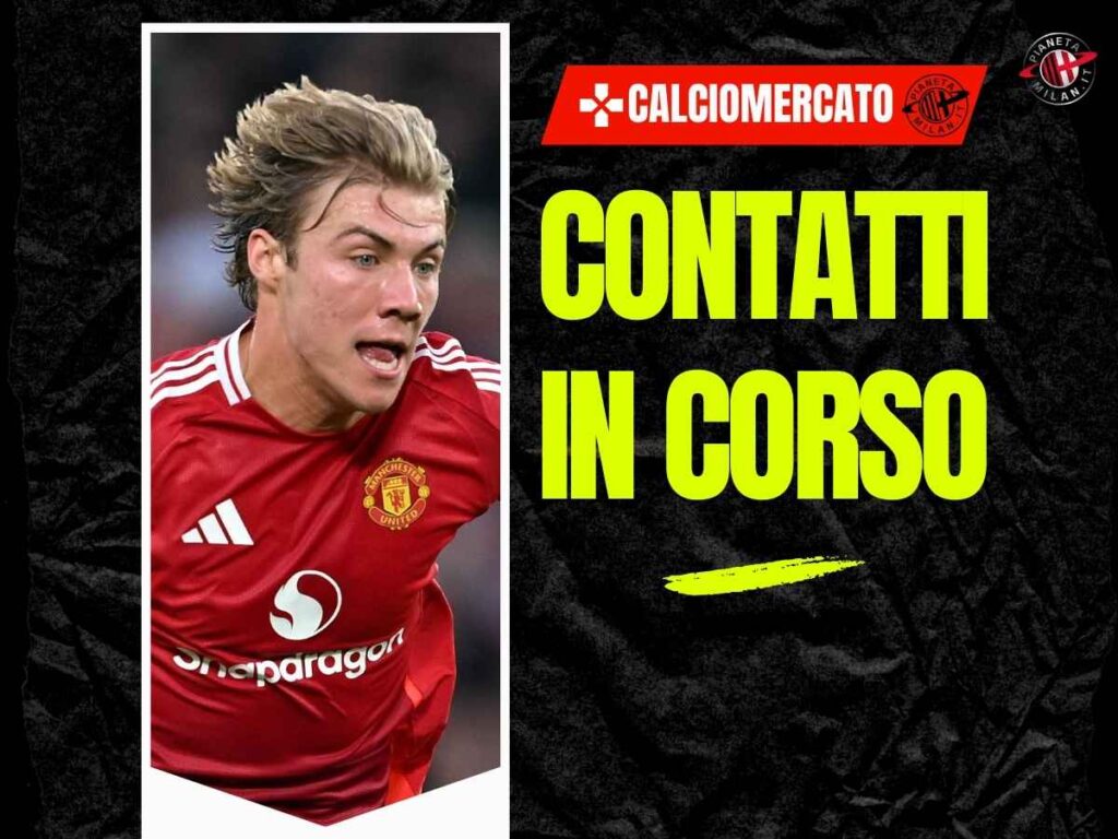 Calciomercato, Milan in pressing su Hojlund: contatto con gli agenti