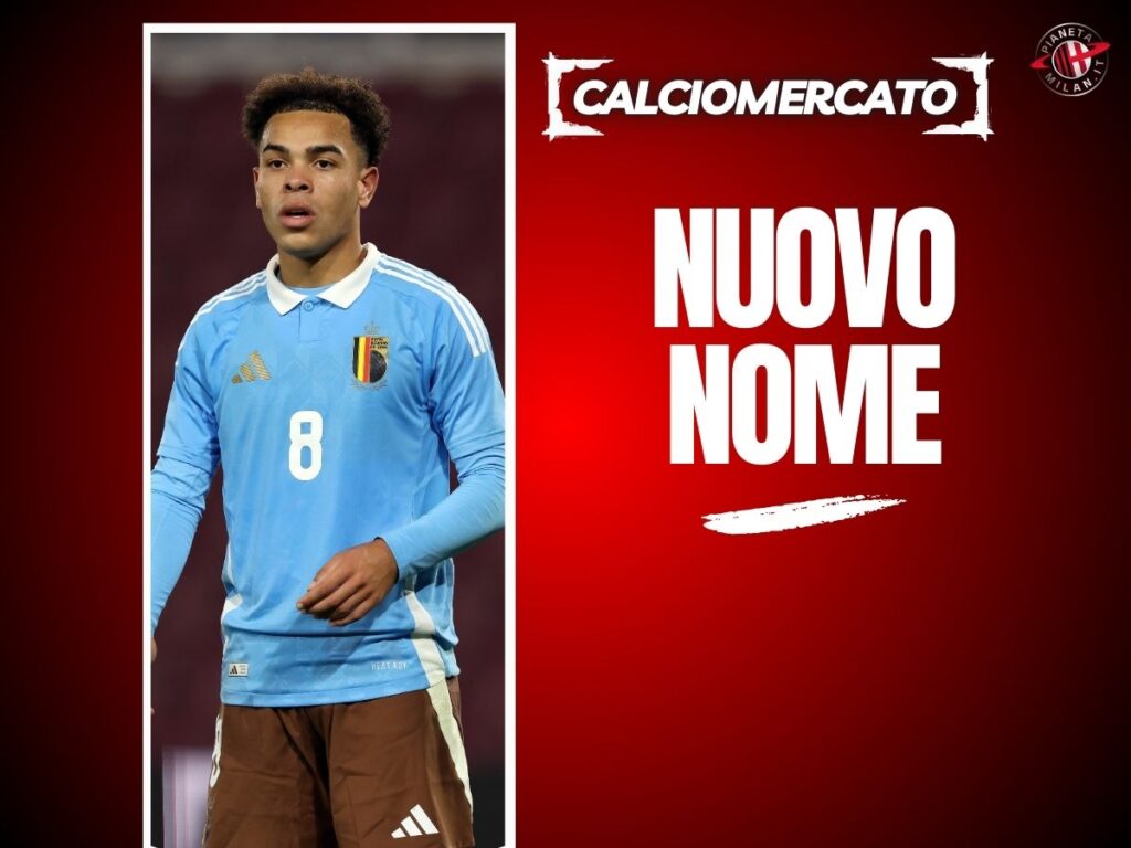 Calciomercato Milan, Stroeykens è il nome nuovo: chi è il talento belga