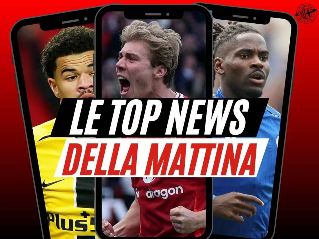 Calciomercato Milan: preso Athekame, Hojlund apre. Un altro in difesa