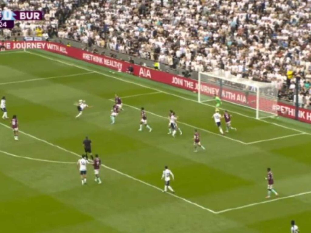 Premier League, Richarlison: gol spettacolare col Tottenham! | VIDEO (screen Gazzetta.it)