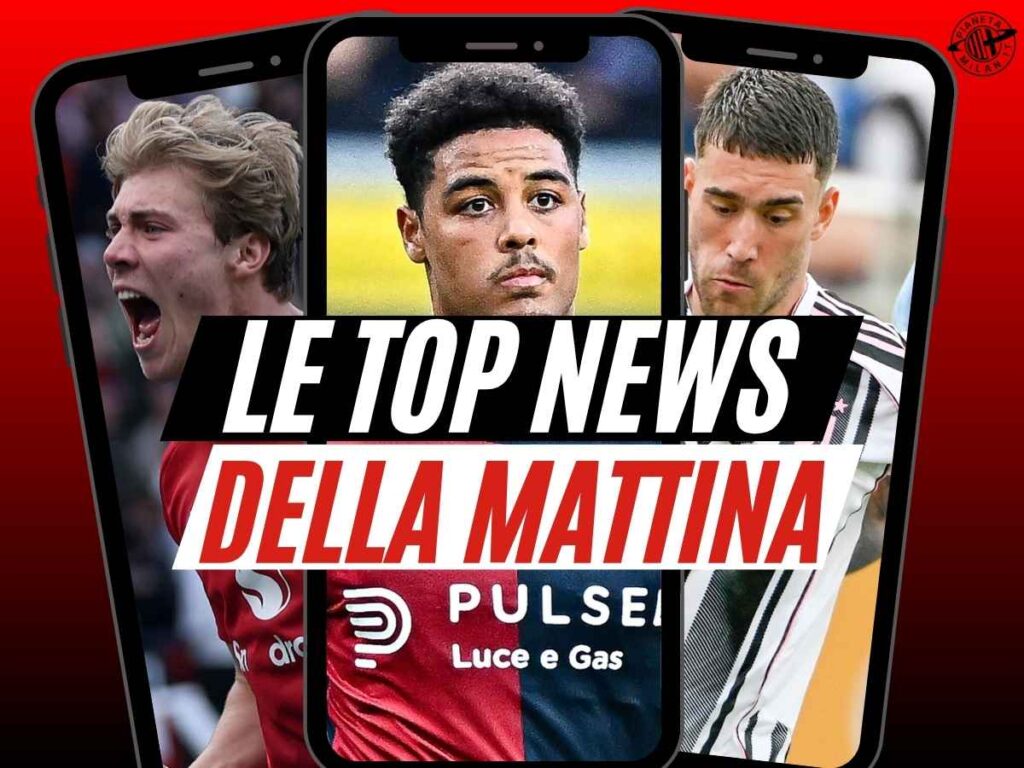 Calciomercato Milan: preso De Winter, apertura di Hojlund. Anche se ...