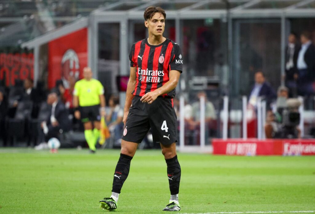 Samuele Ricci durante Milan-Bari 17-08-2025